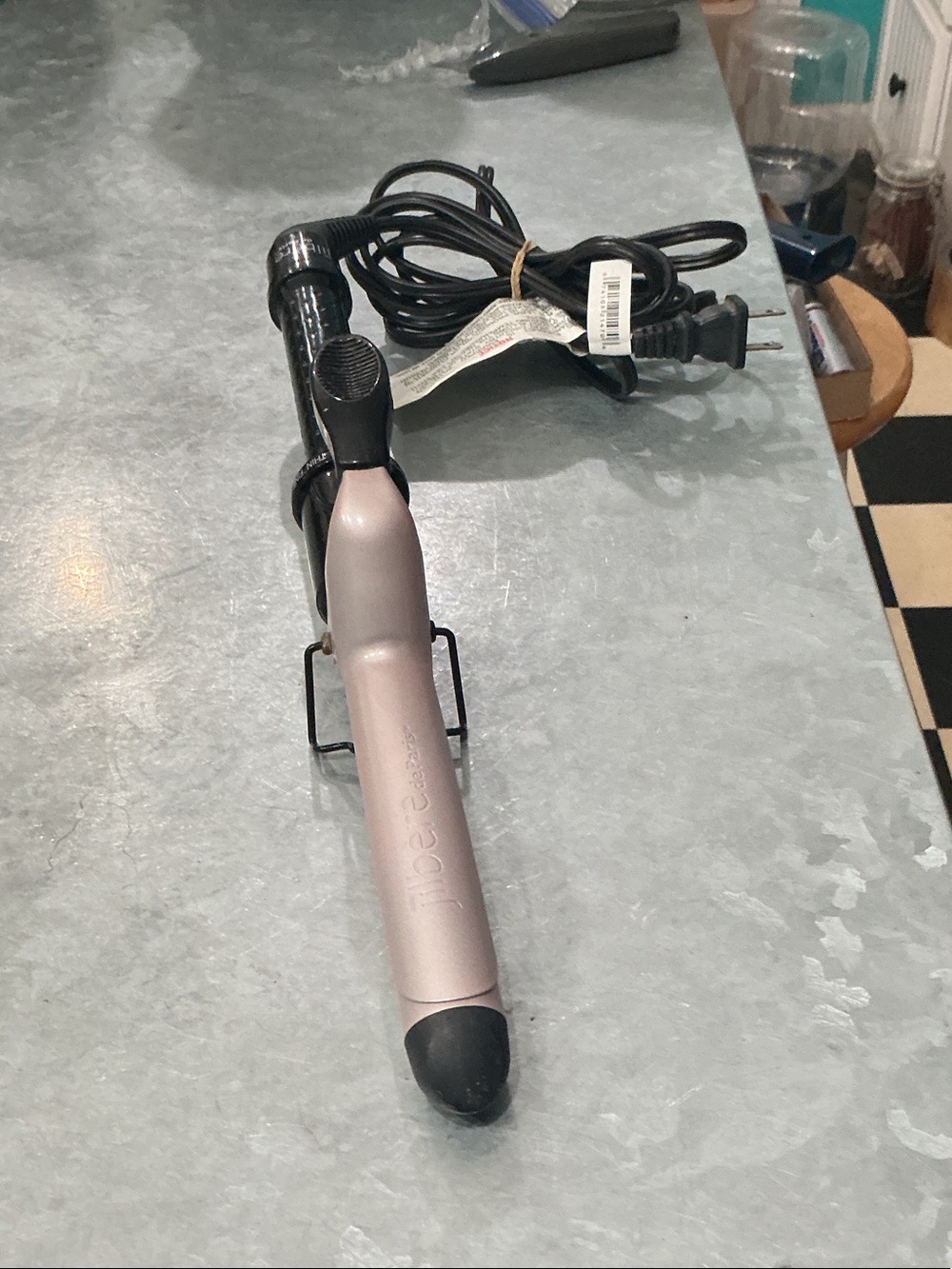 Jilbere de Paris Palladium Ceramic Curling Iron JBPD150S Rose Gold 1.5"  Barrel